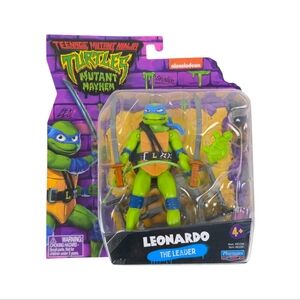 Playmates Toys Teenage Mutant Ninja Turtles Mutant Mayhem Leonardo Action Figure